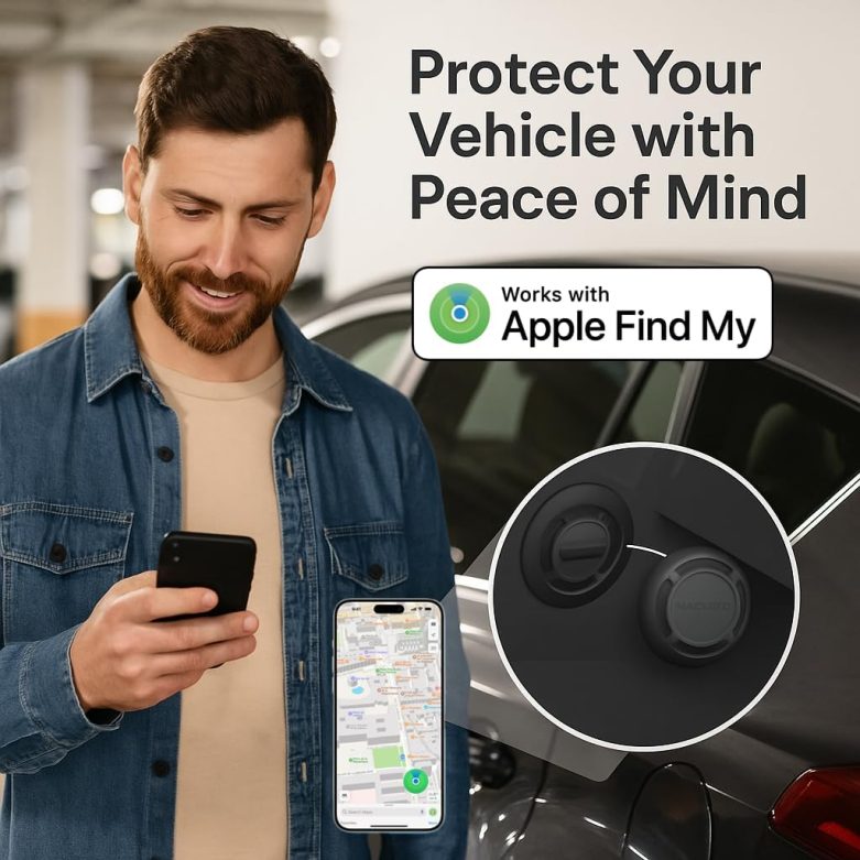 Magnetic Hidden GPS Tracker for Vehicles – Long Battery Life, No Subscription, Car Tracker Device Hidden, iOS Only - Image 5