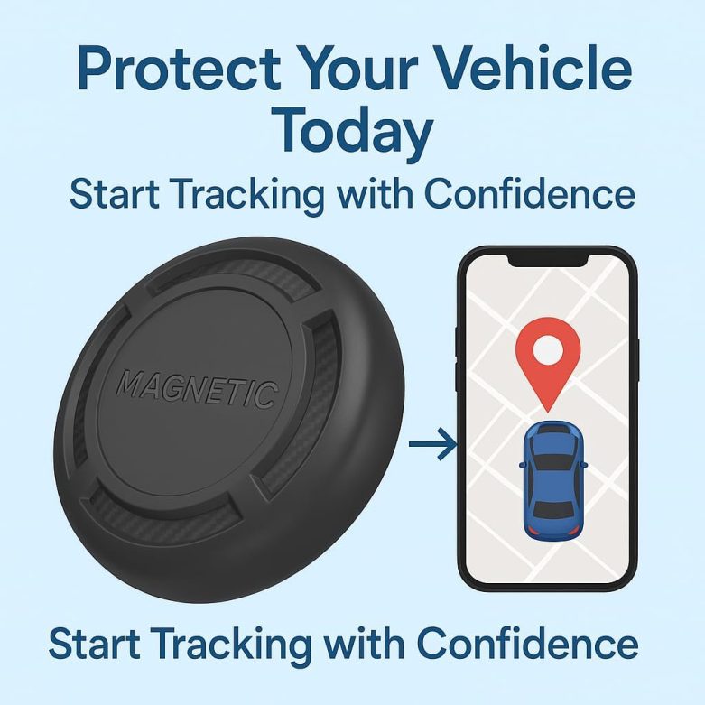 Magnetic Hidden GPS Tracker for Vehicles – Long Battery Life, No Subscription, Car Tracker Device Hidden, iOS Only - Image 7